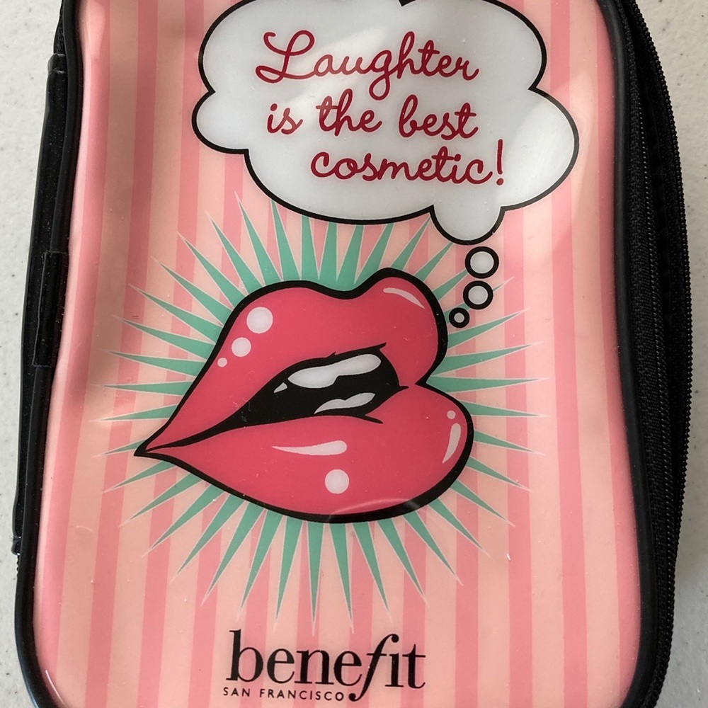 Benefit cosmetic makeup bag
